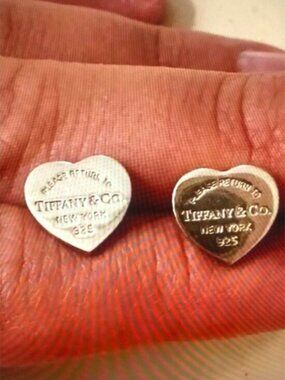 Tiffany & Co. Silver Heart Earrings